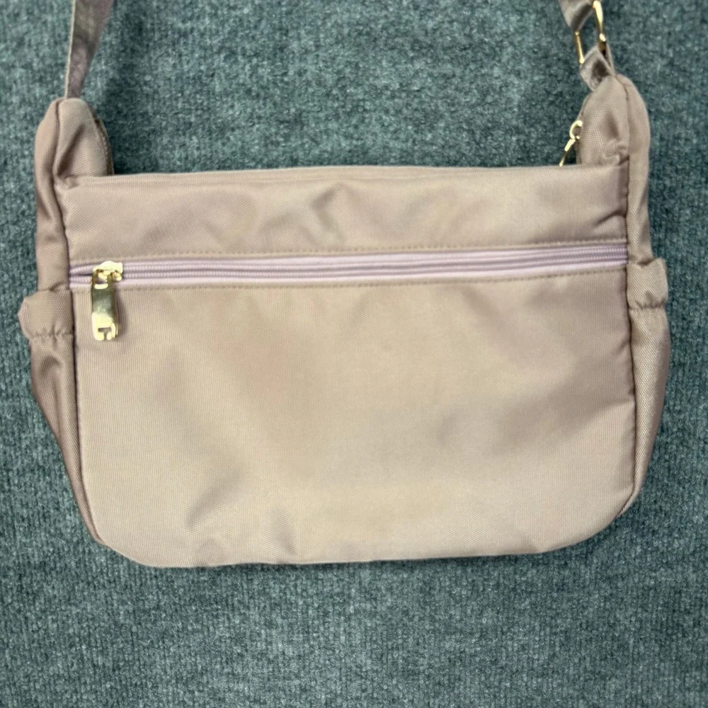 NPBAG Crossbody Bag Womens Medium Mauve Multi-Pocket Travel Shoulder NWOT